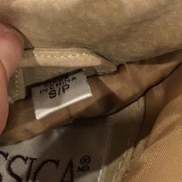 VINTAGE Sears tan suede fitted jacket small - Picture 7 of 10